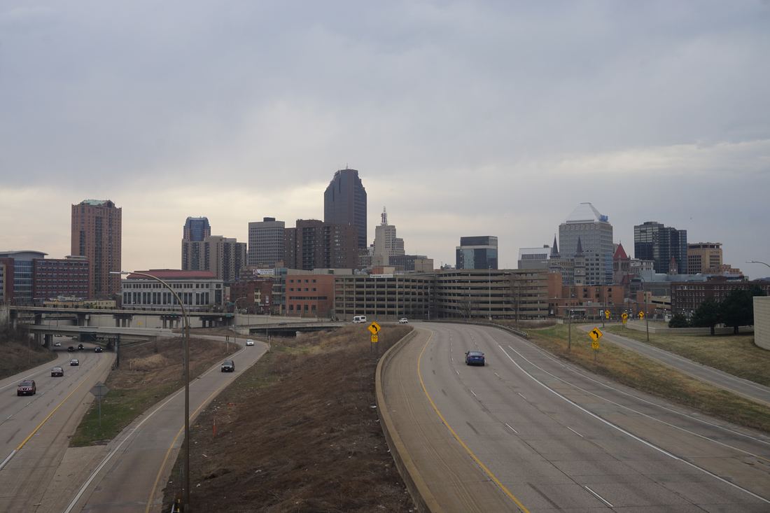 The skyline of St. Paul, Minnesota